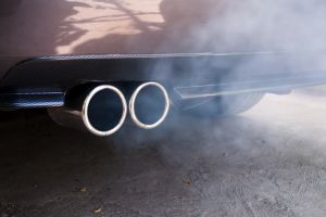 car exhaust smokey